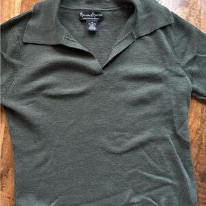 Mercer & Madison Dark Green Polo Shirt